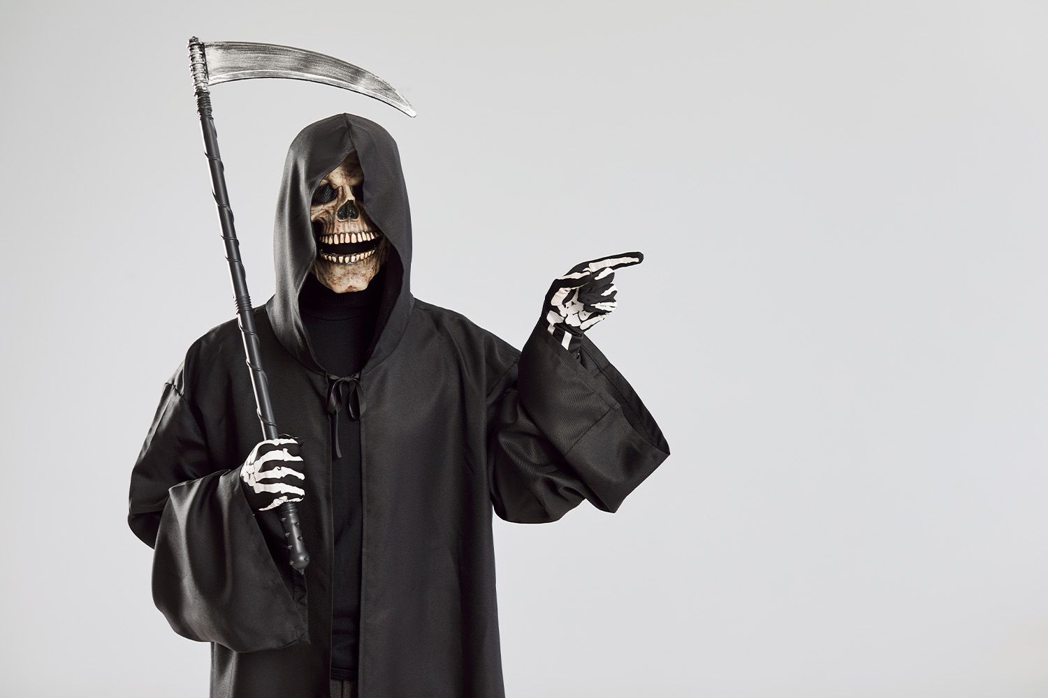 Läskig halloween kostym.