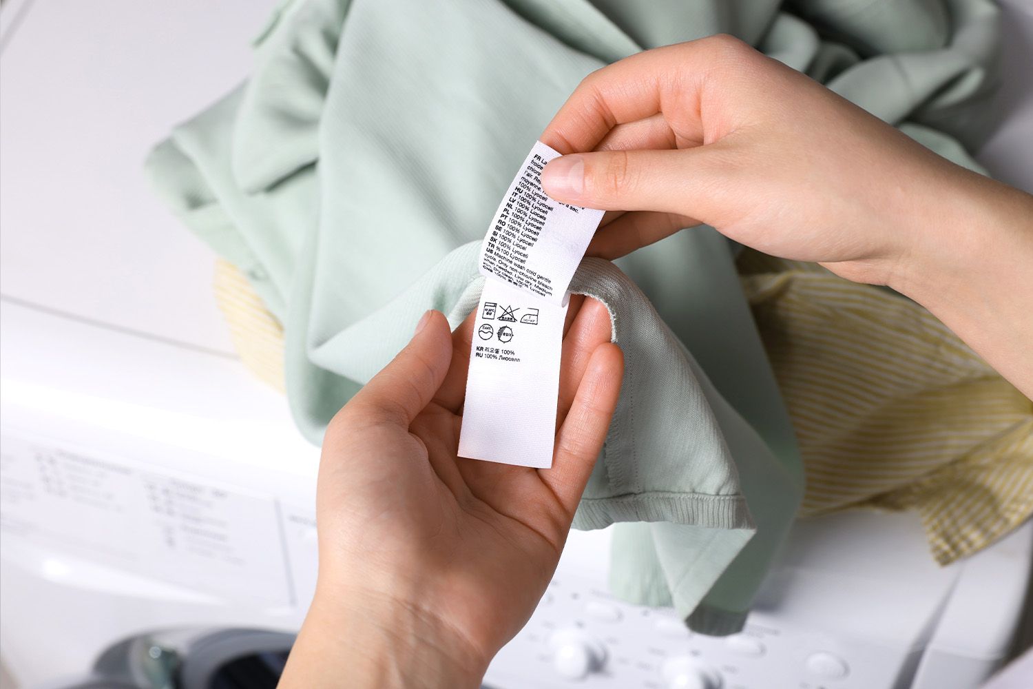 Tvättsymboler på kläder